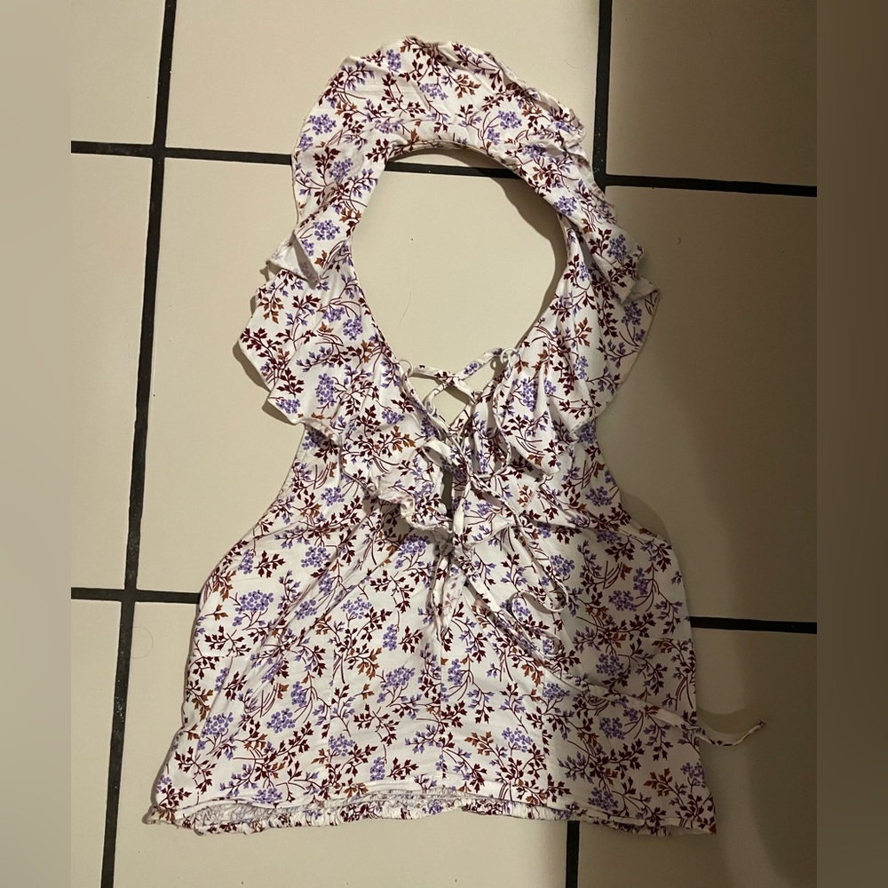 Floral crop top